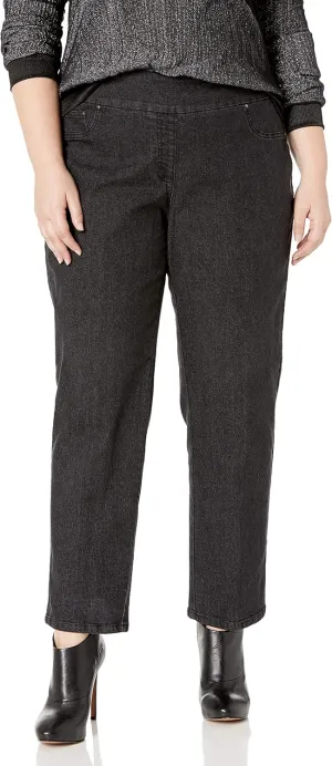 Ruby Rd. Women's Plus Size Pull-on Extra Strech Denim Jean