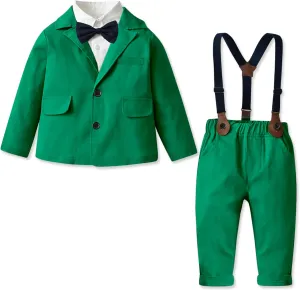 SANGTREE Baby Boys Gentleman Outfits Suits Set, 3 Months - 14 Years