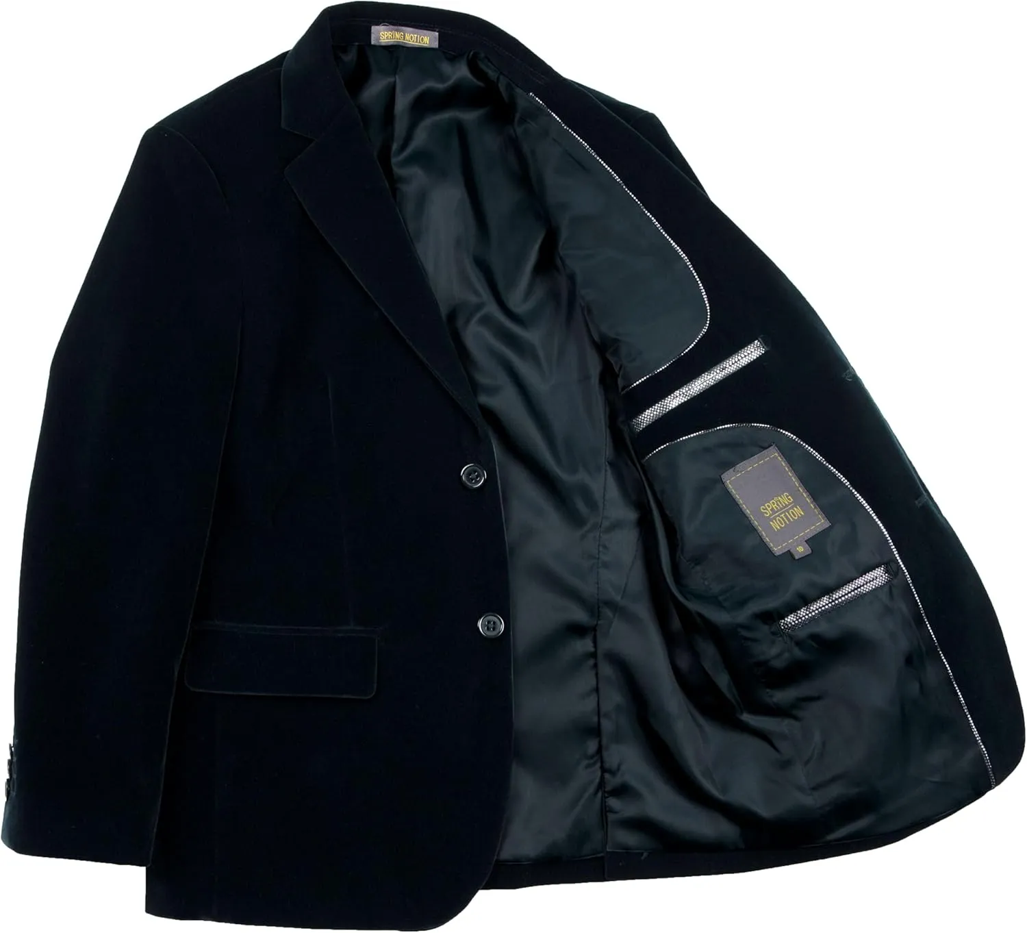 Spring Notion Big Boys' Velvet Blazer