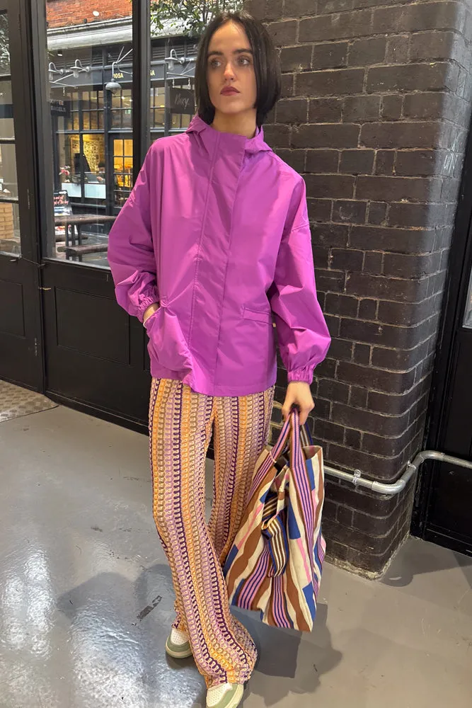Tant Lainoa Cattleya Orchid Short Raincoat