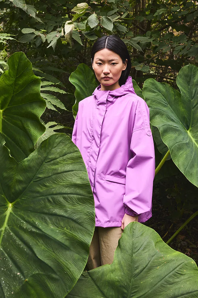 Tant Lainoa Cattleya Orchid Short Raincoat
