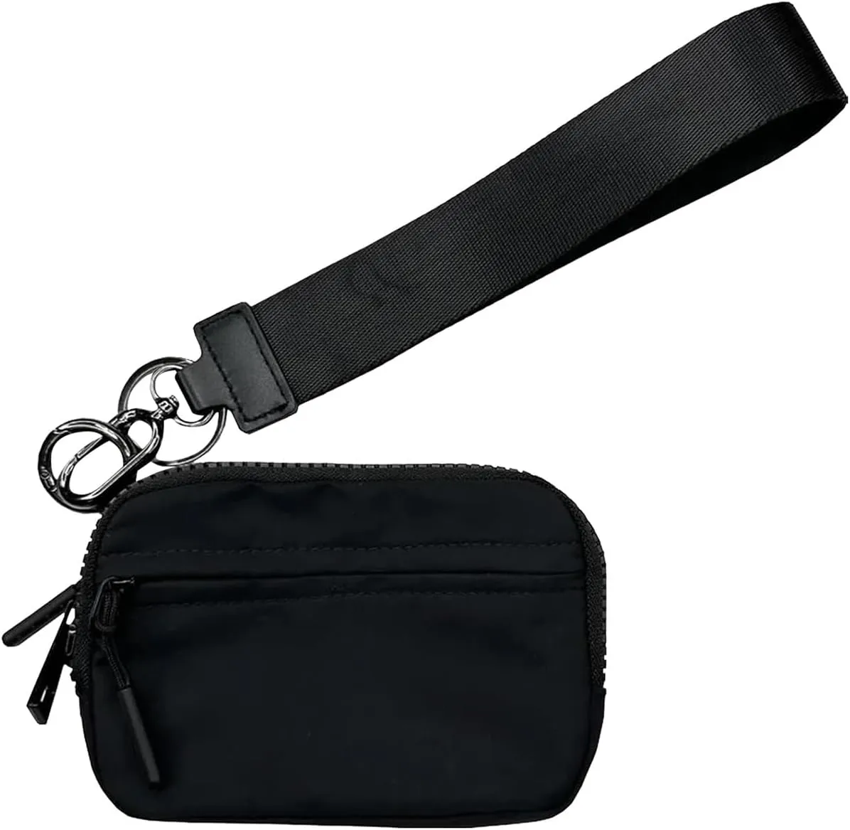 The Iris' Wallet 2nd Gen, 63.6" The Iris Pouch Wristlet, Zippered Card Case With Id Window/Hand strap,Wristlet Wallets for Women,Pouch Wallet (A)