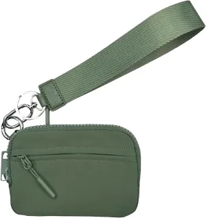 The Iris' Wallet 2nd Gen, 63.6" The Iris Pouch Wristlet, Zippered Card Case With Id Window/Hand strap,Wristlet Wallets for Women,Pouch Wallet (C)