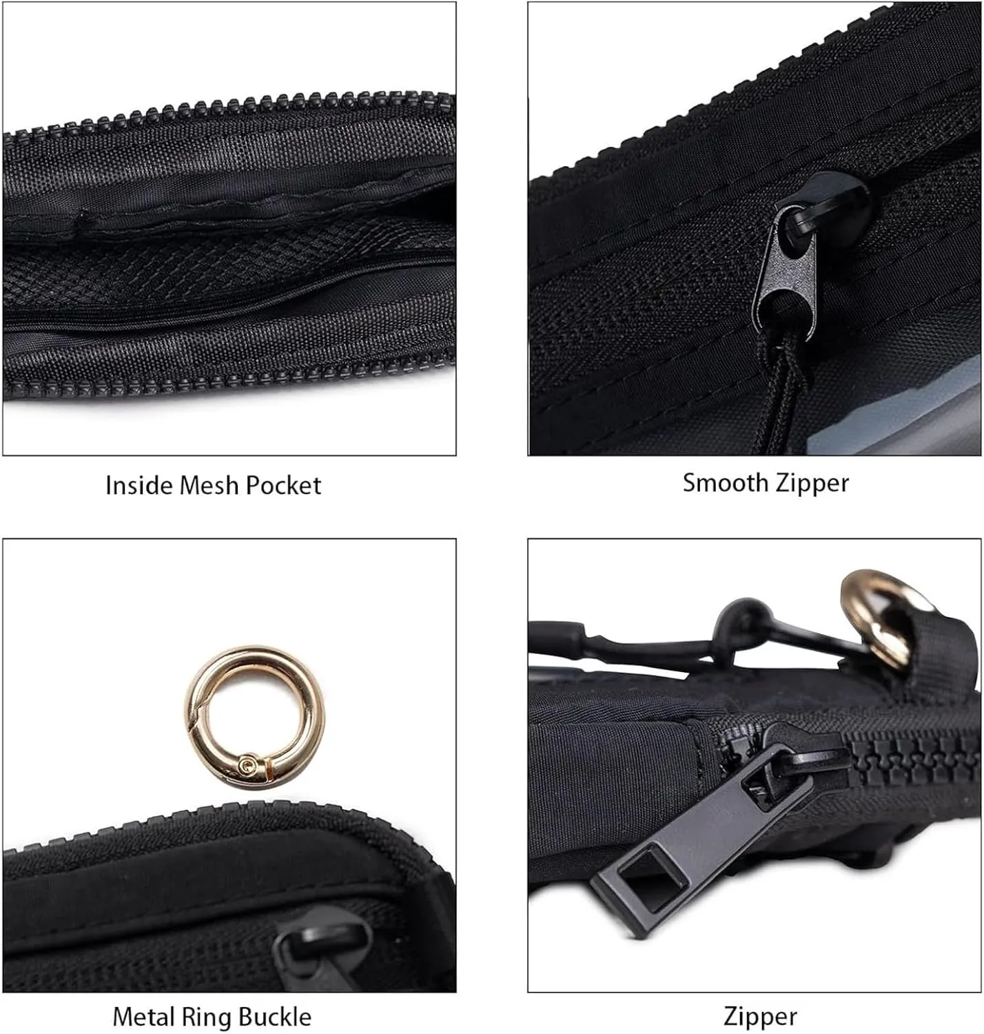 The Iris' Wallet 2nd Gen, 63.6" The Iris Pouch Wristlet, Zippered Card Case With Id Window/Hand strap,Wristlet Wallets for Women,Pouch Wallet (C)