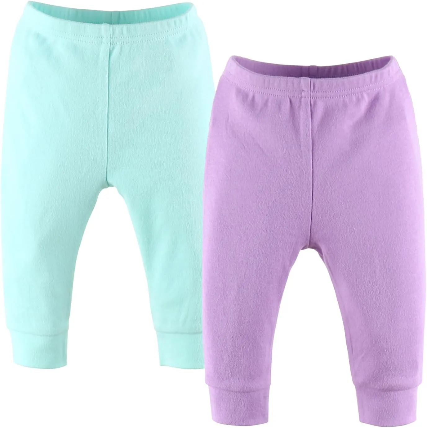 The Peanutshell 5 Pack Baby Girl Pants Set - 100% Cotton Toddler Pants for Girls, 0-24 Months for Toddlers & Babies - Pastel