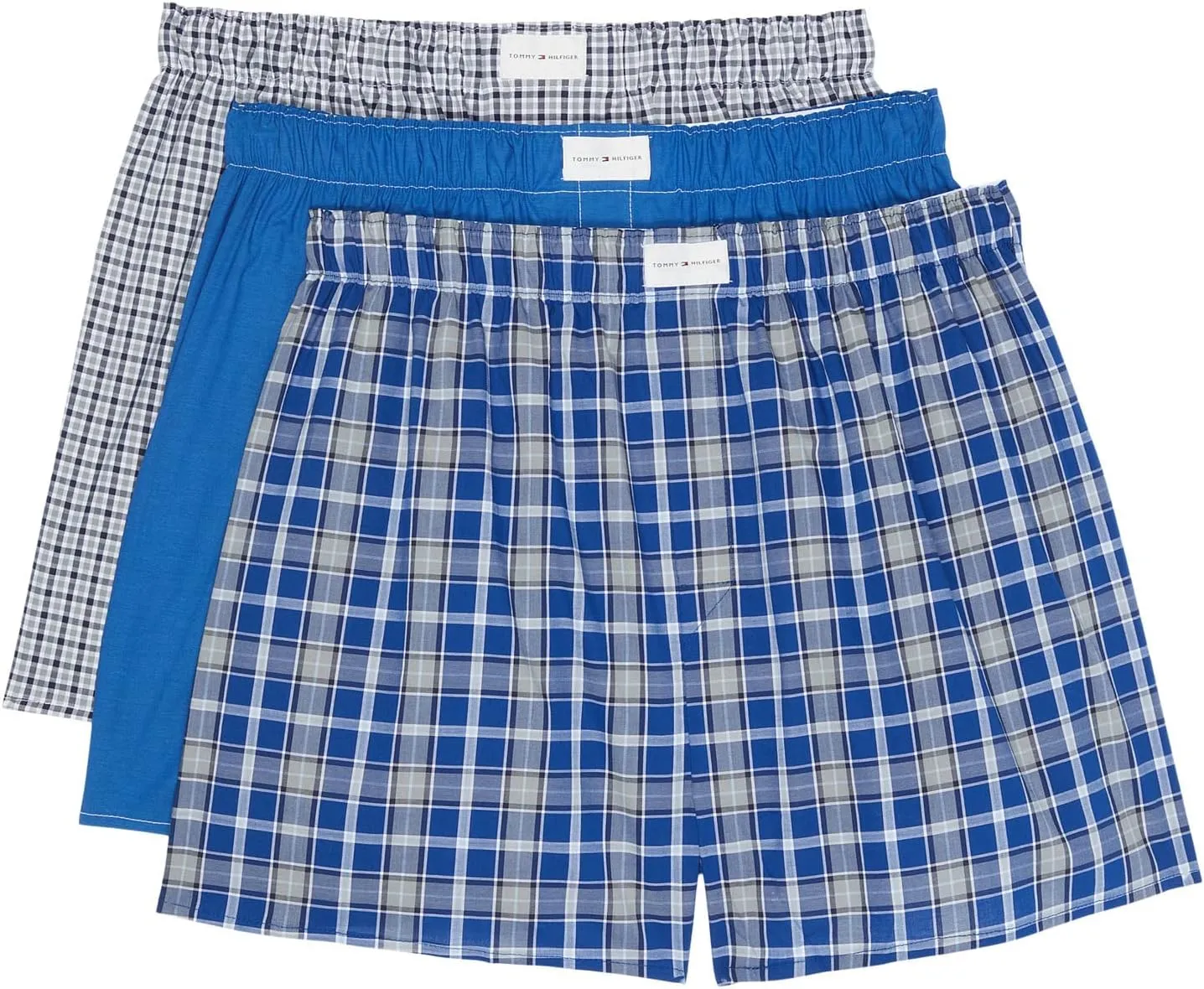 Tommy Hilfiger Men's Cotton Classic 3-Pack Woven Boxer