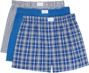 Tommy Hilfiger Men's Cotton Classic 3-Pack Woven Boxer