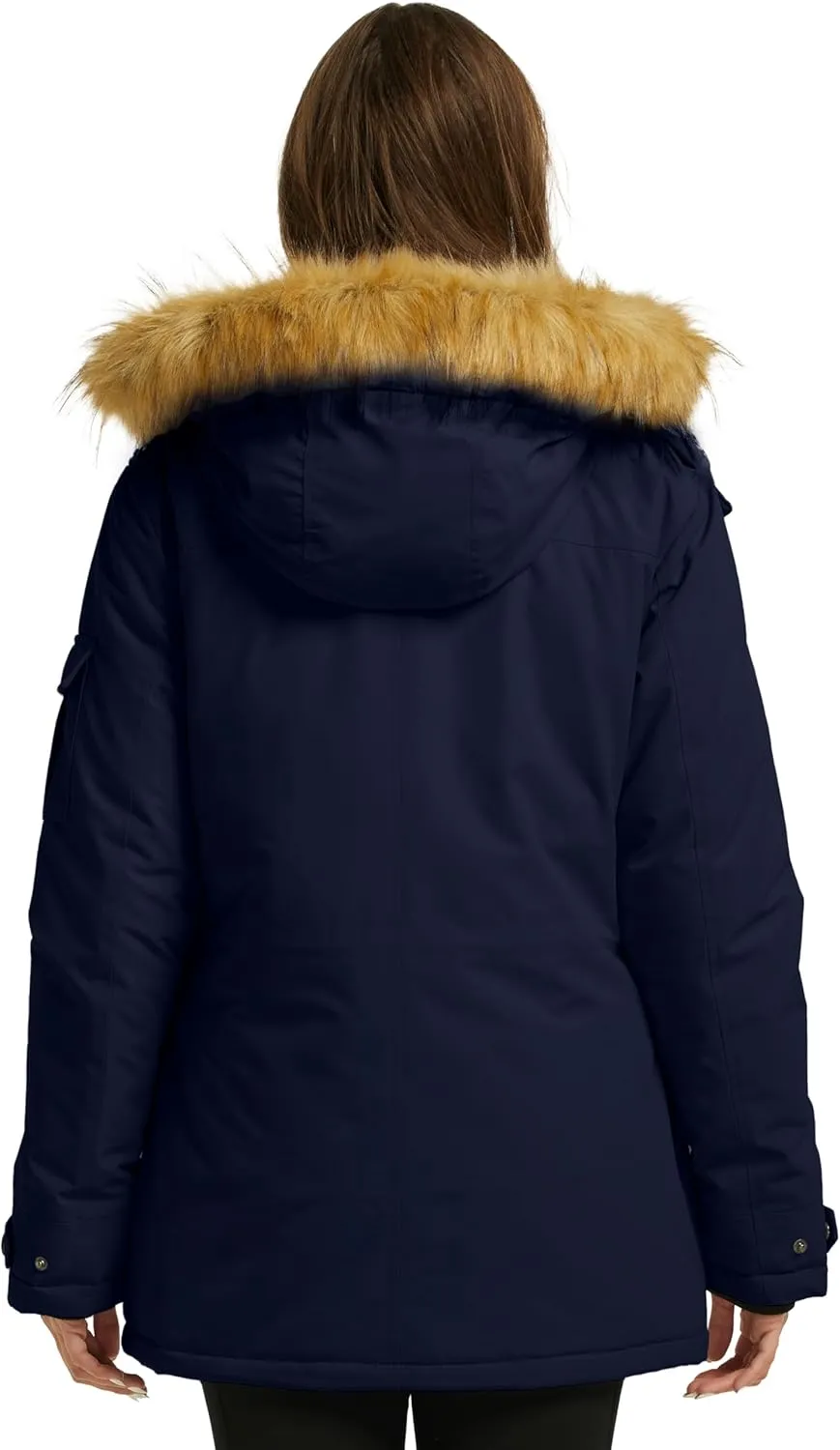 wantdo Women's Quilted Winter Coat Warm Puffer Jacket Thicken Parka with Removable Hood
