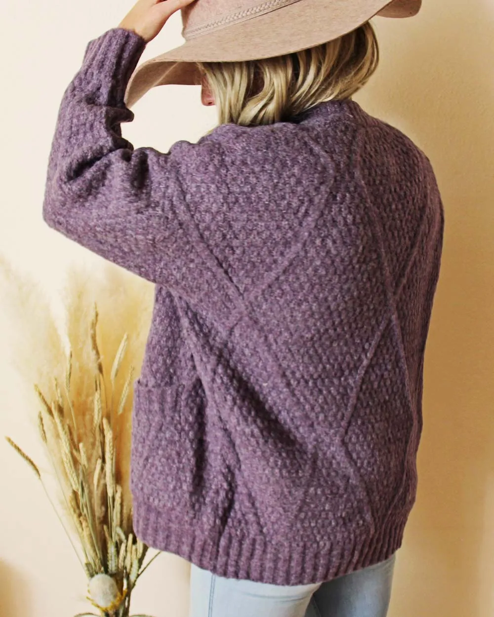 Winter Lavender Sweater