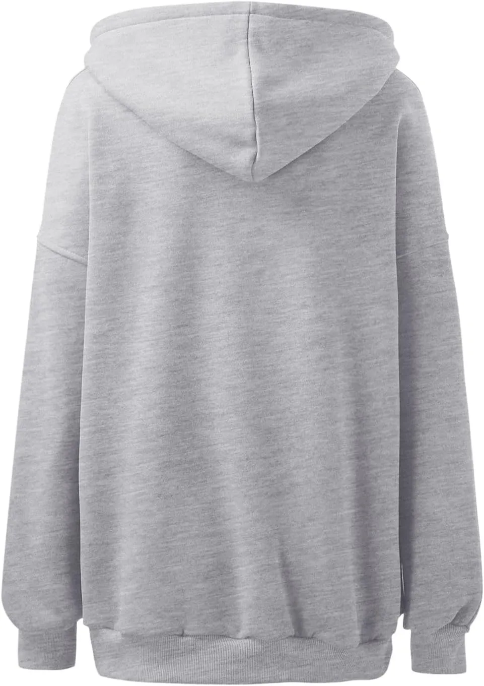 Womens Oversized Hoodies Long Sleeve Pullover Casual Fall Teen Girls Preppy Clothes 2024 Trendy V Neck Sweatshirts
