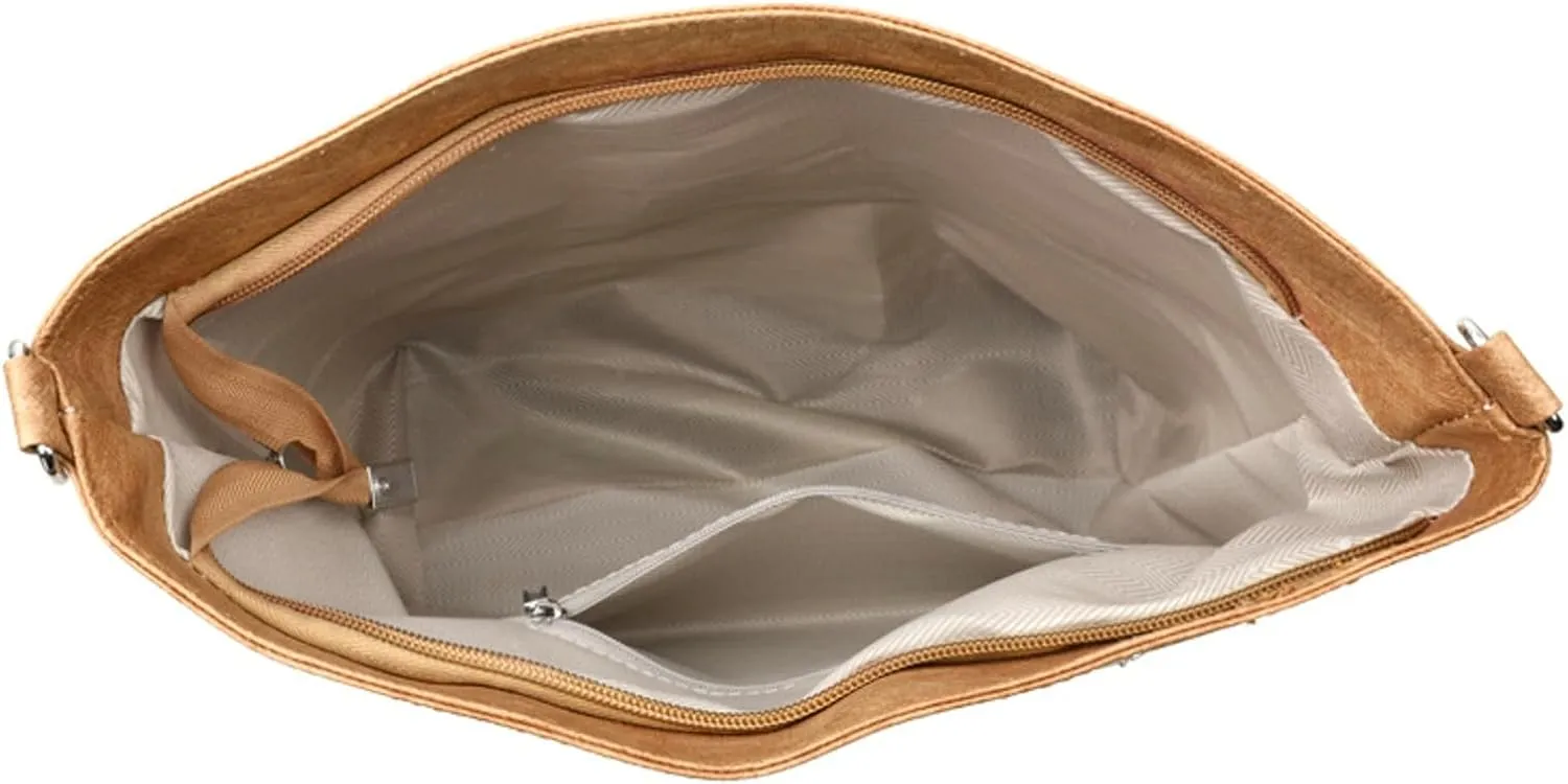 Women's PVC Tote Bag Guitar Strap Crossbody Shoulder Bag Large Work College Daily Kraft Paper Handbag
