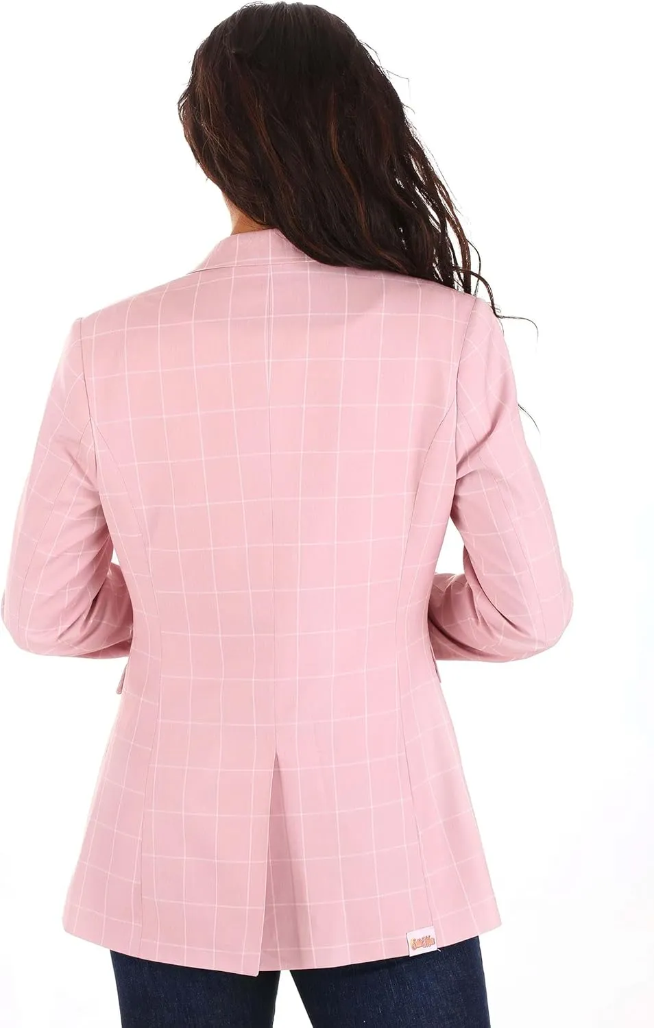 Women's Sailor Moon Pink Plaid Blazer