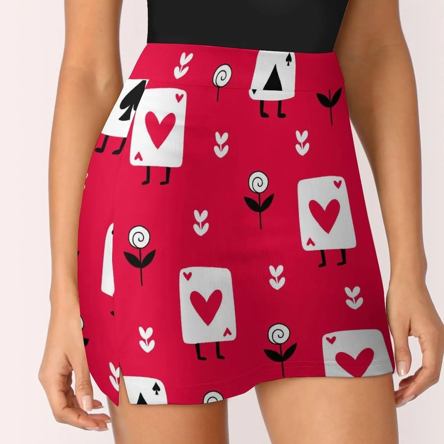 Women's Tennis Skirt Anti-Peek Workout Skorts with Built-in Shorts Pocket for Gym Golf Running