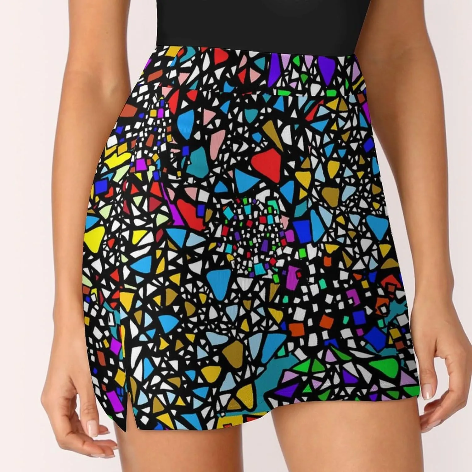 Women's Tennis Skirt Anti-Peek Workout Skorts with Built-in Shorts Pocket for Gym Golf Running