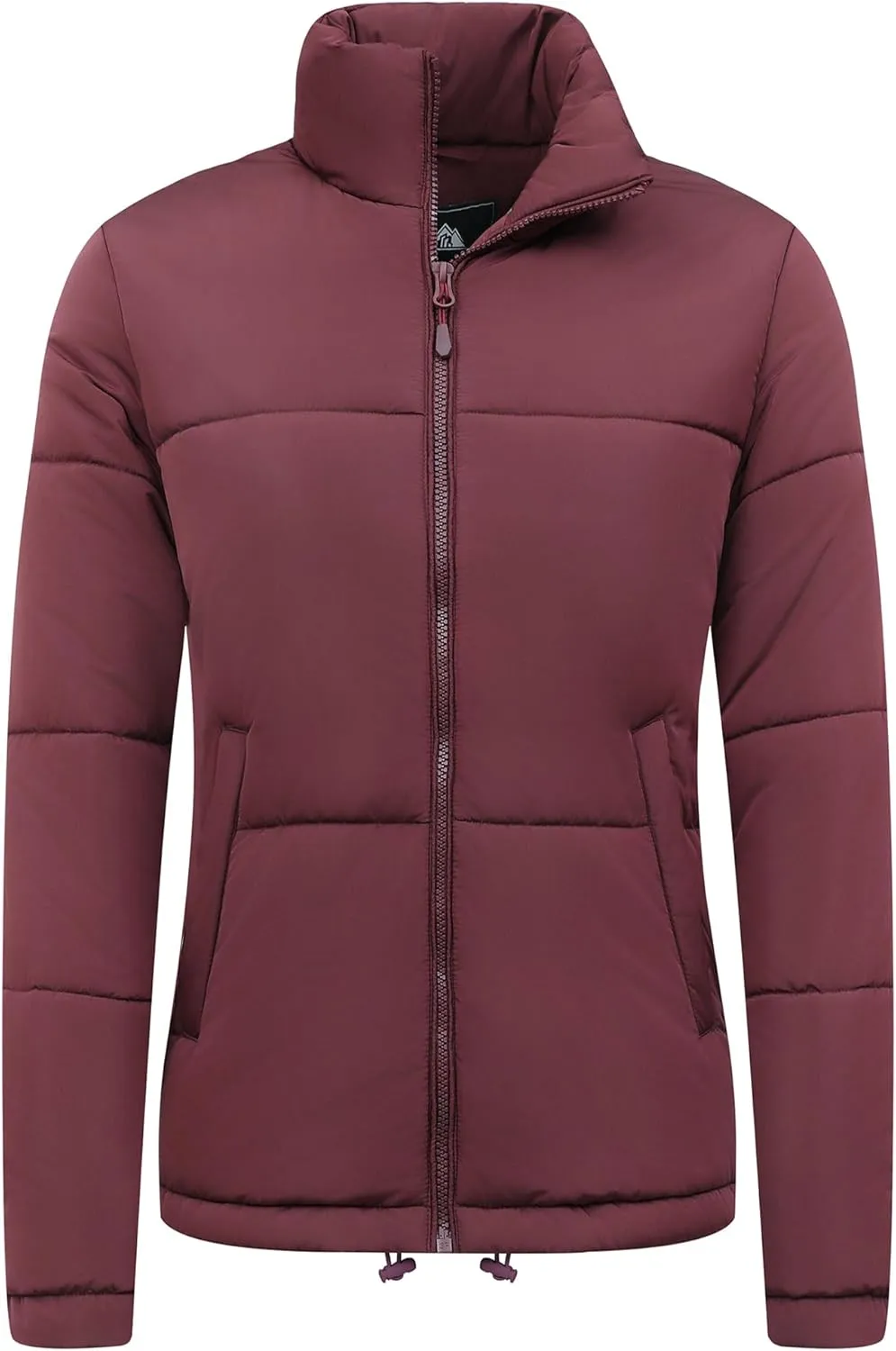 Women's Warm Winter Coat Waterproof Puffer Jacket Full-Zip Lightweight Winter Jacket