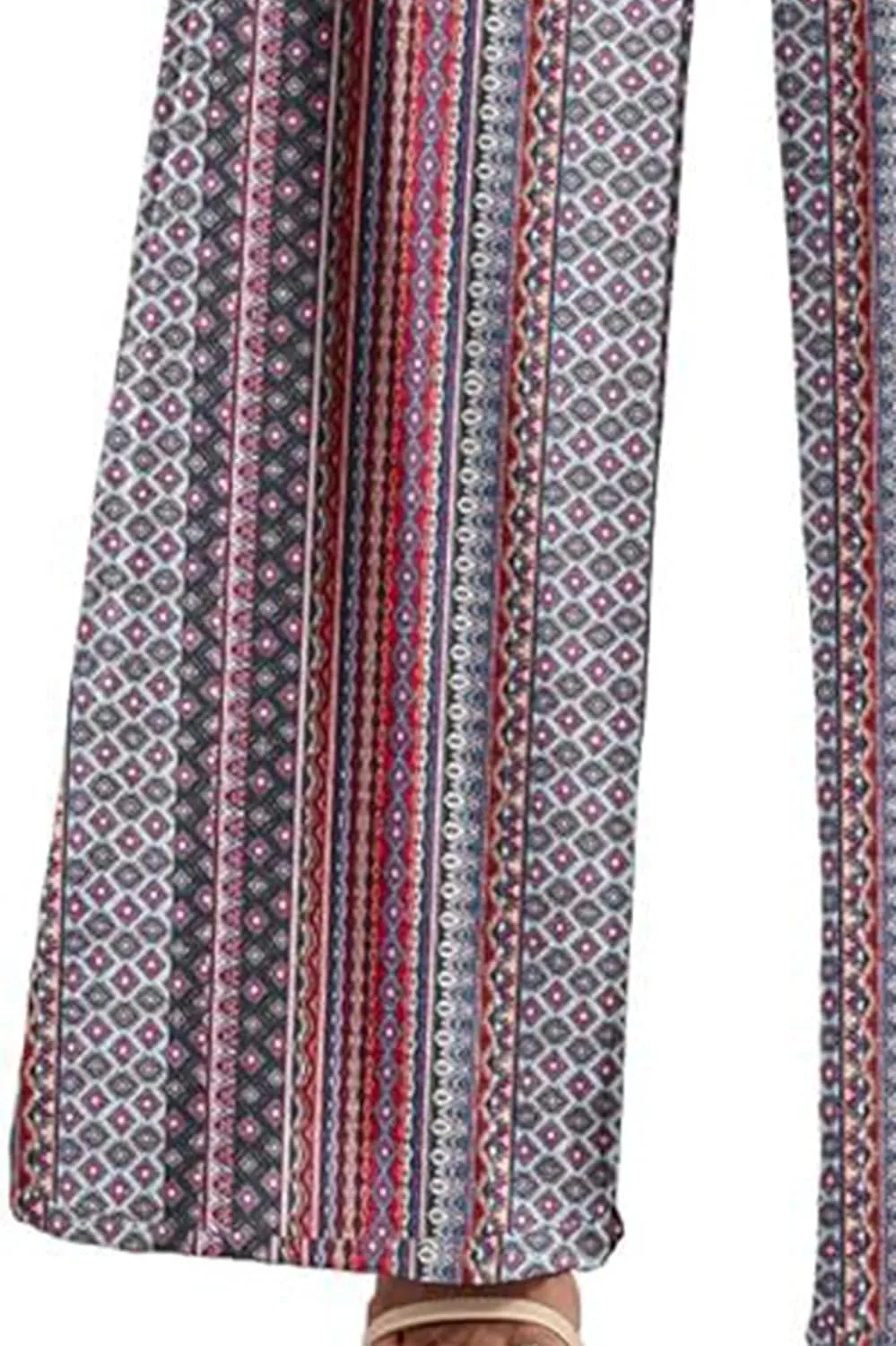 Women's Wide Leg Pants High Waist Adjustable Knot Loose Casual Flowy Tie Knot Business Work Trousers with Pockets