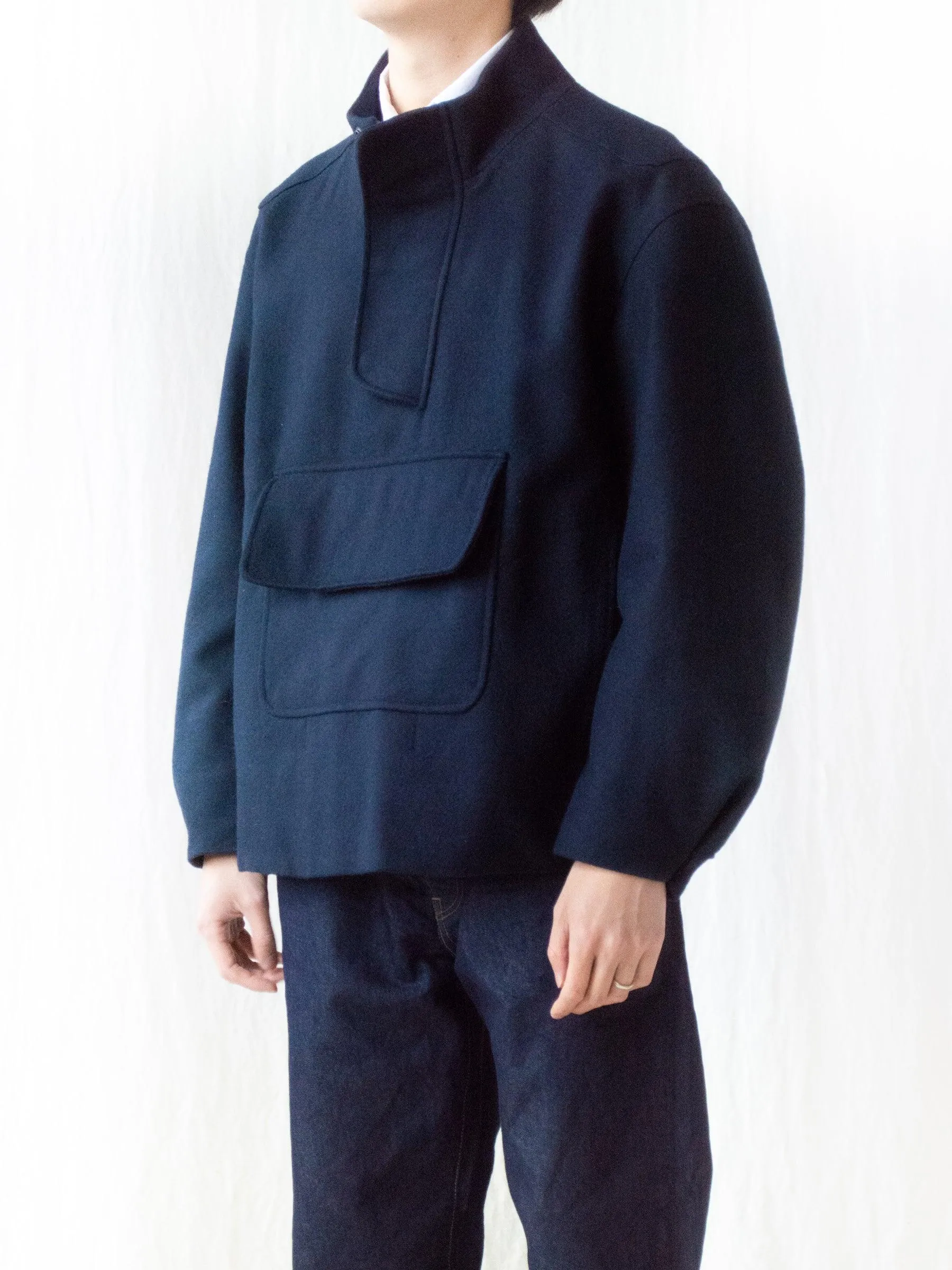 Wool Melton Smock