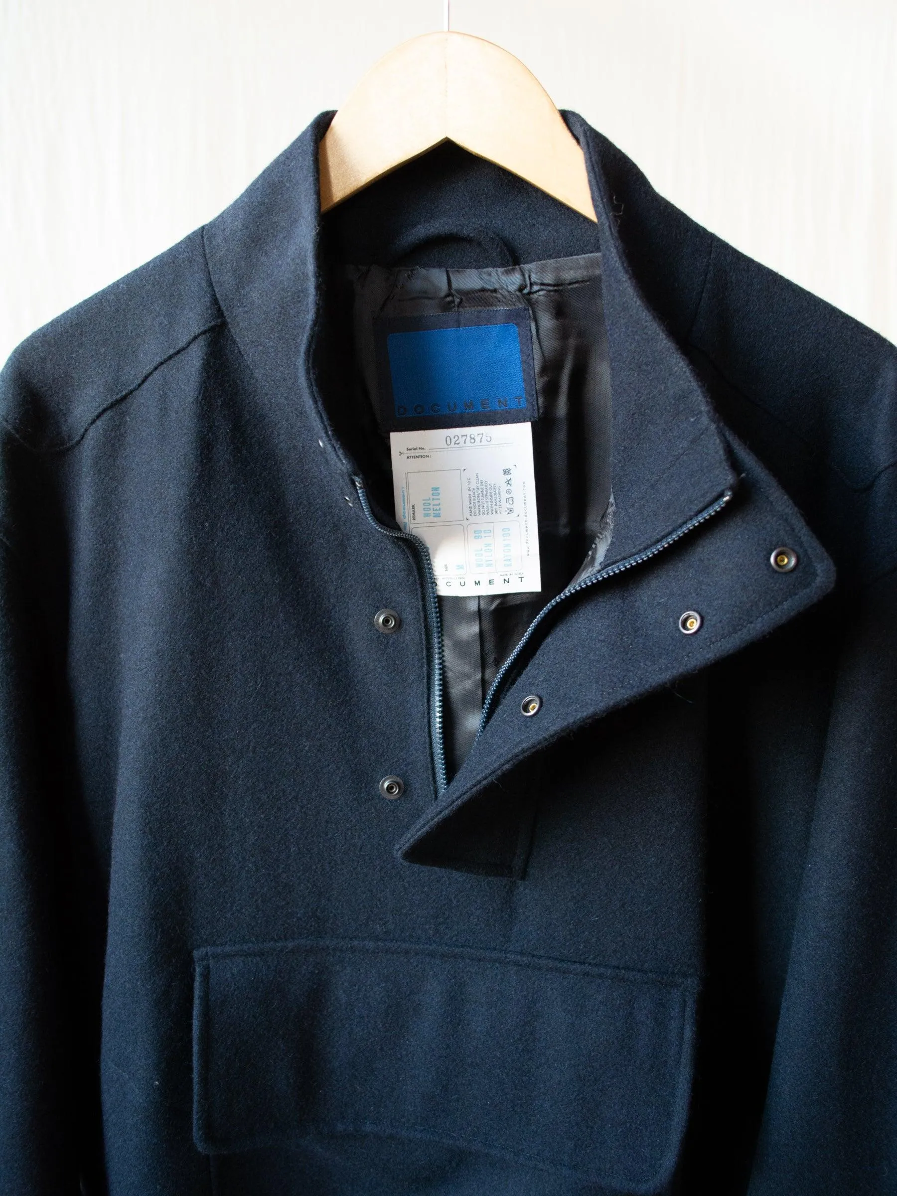 Wool Melton Smock