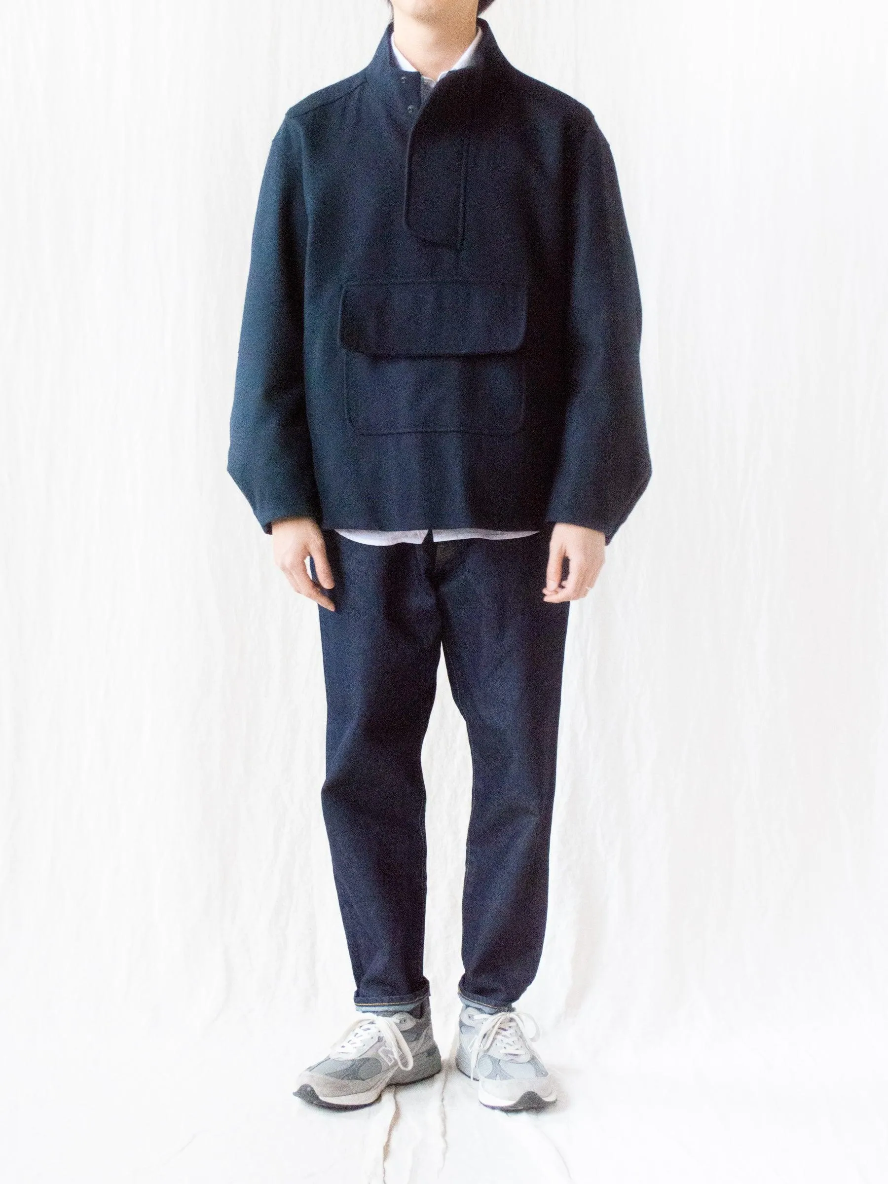 Wool Melton Smock