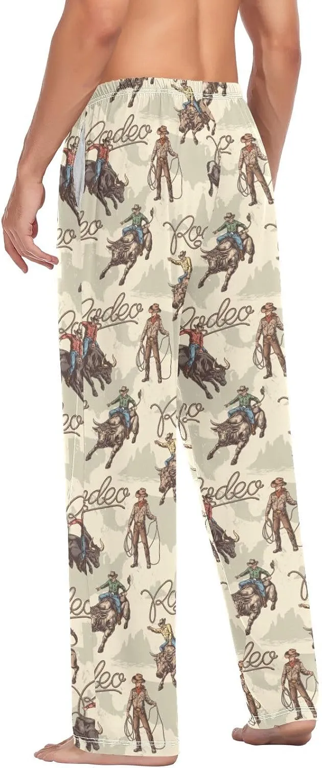 ZZKKO Pajamas Pants for Men, Men's Pajama Bottoms 100% Cotton PJ Lounge Sleepwear Pants for Mens With Pockets