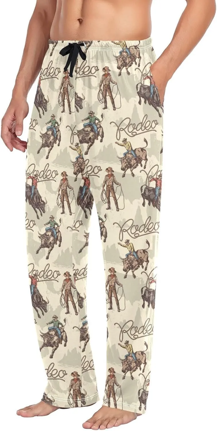 ZZKKO Pajamas Pants for Men, Men's Pajama Bottoms 100% Cotton PJ Lounge Sleepwear Pants for Mens With Pockets